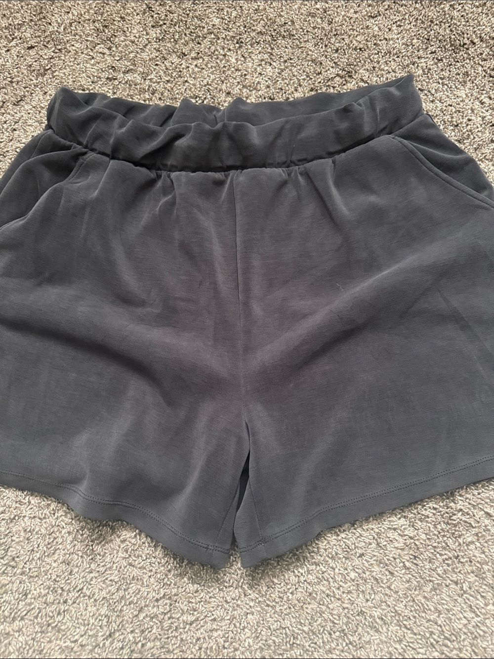 Women's Black Everyday Comfy Shorts